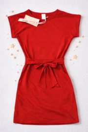 ZM5195 jurk rood  (6pcs)