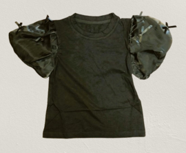 ZMCN8232  strik shirt   ZWART  ( 5pcs)