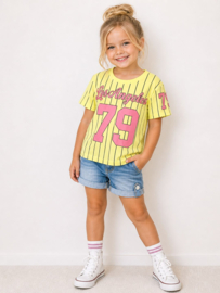 FRKU70670 shirt  GEEL ( 6pcs)