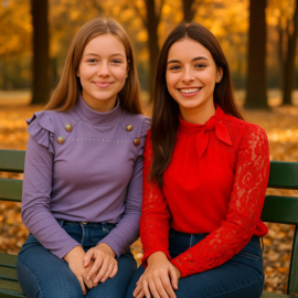 FRNS9920 blouse rood (6pcs)