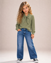 FRHS0302 blouse GROEN  (6pcs)