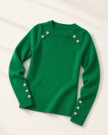 FRHS2670 trui  GROEN ( 6pcs)