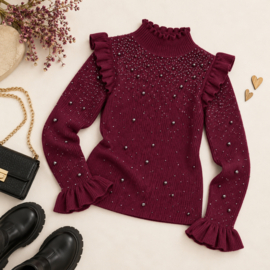 FRYY0320 trui BORDEAUX ( 6 pcs)