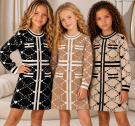 FRHS3012 jurk  ZAND/BEIGE  (6pcs)