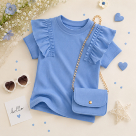 FRKU7337 Top   BLAUW   (6pcs)