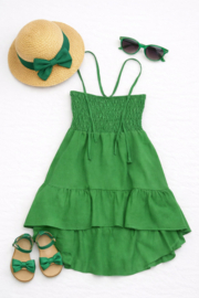 FRKU2239 jurk   GROEN   (6pcs)