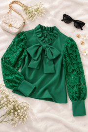 FRKU223051 blouse GUCCI GROEN ( 6pcs)