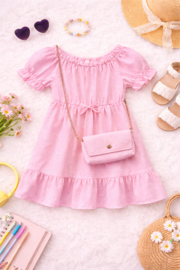 FRKUBB2121 jurk  ROZE( 6pcs)