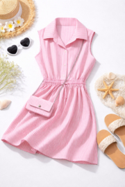 FRKU70526 jurk  ROZE  ( 6pcs)