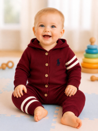 ZMB60911 onesie  BORDEAUX  ( 4pcs)