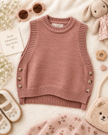 FRHS2911 vest  ROZE  (6pcs)