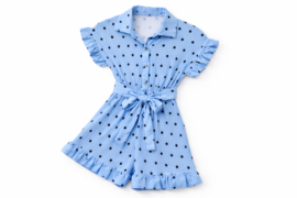 FRKU9010 stip  BLAUW  (6pcs)