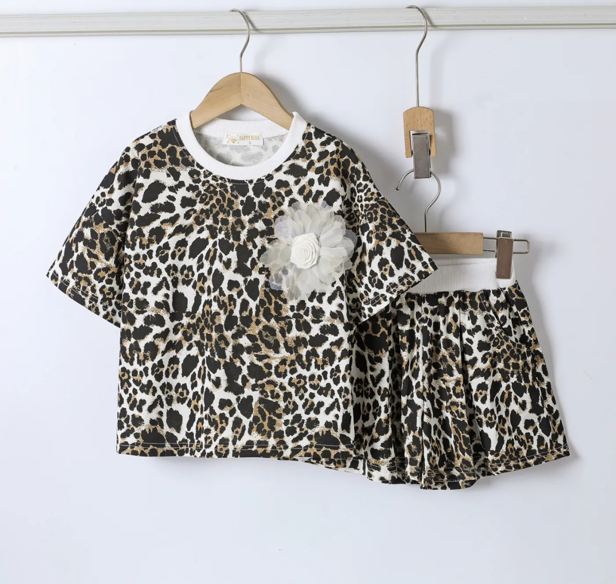 FRHS0866 Meisjes set Tshirt met broekrokje