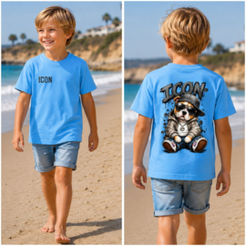 ZM1133 shirt  BLAUW  (  6 pcs)