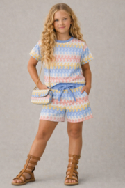 FRKU9876 set  AQUA  ( 6pcs)