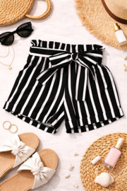 ZM5343 short ZWART/WIT (7pcs)