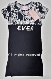 ZM5118 maxi jurk zwart/wit (7pcs)