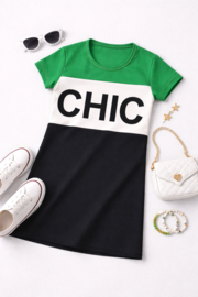 FRchic jurk neon groen (6pcs)