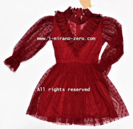 FRYYM019 jurk bordeaux  (6pcs)