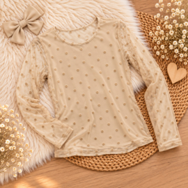 FRKU341414 mesh top  BEIGE  ( 6pcs)