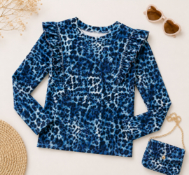 FRKU8380 top  BLAUW  ( 6pcs)