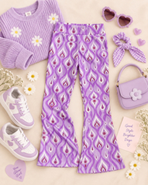 FRKU33710A flaredpants LILA  ( 6pcs)