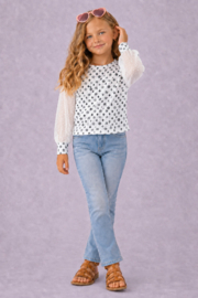 FRKU5319 blouse WIT (6pcs)