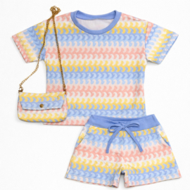 FRKU9876 set  AQUA  ( 6pcs)