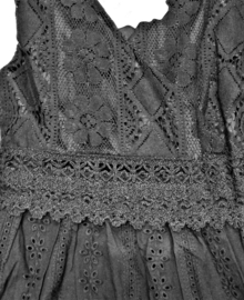 FRKS1951  jurk ZWART (6pcs)