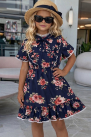 ZMKM5269 jurk  NAVY (7pcs)