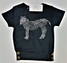 FRHS9038 shirt zwart  (6pcs) 