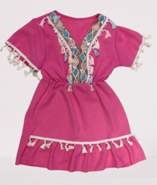 FRKU7345 IBIZA jurk  FUCHSIA  (6pcs)