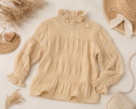 ZMCN055 blouse BEIGE/ZAND  (5pcs),
