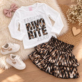 ZM5321/5322 set  Camel/off white  ( 7pcs )