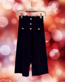 FRHS7602 Ribbroek  ZWART  ( 6pcs)