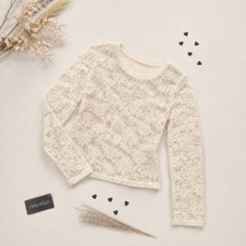 FRKU70974 top  BEIGE ( 6pcs)