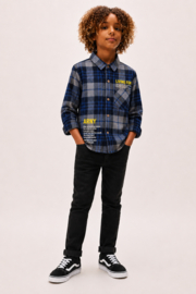 ZMCN204 hemd  BLAUW (4pcs)
