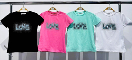 FRKU6004 shirt ROZE ( 6pcs)