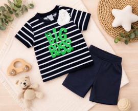 ZMB140 2 delige set  NAVY (8pcs)