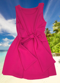 FRKU783 jurk   FUCHSIA  (6pcs)