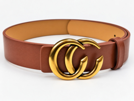 CC Ceintuur CAMEL/GOUD  (6pcs)