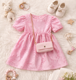 FRKUBB2118 jurk ROZE  ( 6pcs)