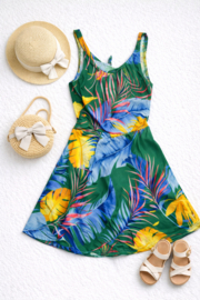 FRCH TESSY jurk  GROEN  (6pcs)