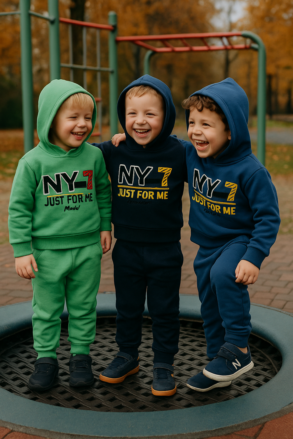 ZMB01 joggingset GROEN (4pcs)