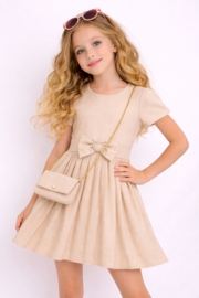 FRKU70512 jurk BEIGE ( 6pcs)