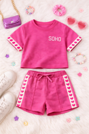 FRKU70593 set  FUCHSIA  ( 6pcs)