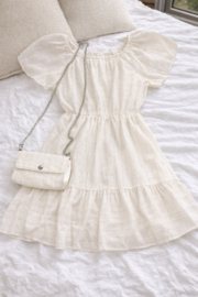 FRKU9051 jurk OFFWHITE ( 6pcs)