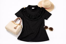 ZM5346 top  ZWART  (7pcs)