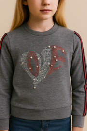 FRKS8178 Sweater grijs (6pcs).