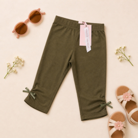 ZM3565 armygreen 3/4 legging  (7pcs)